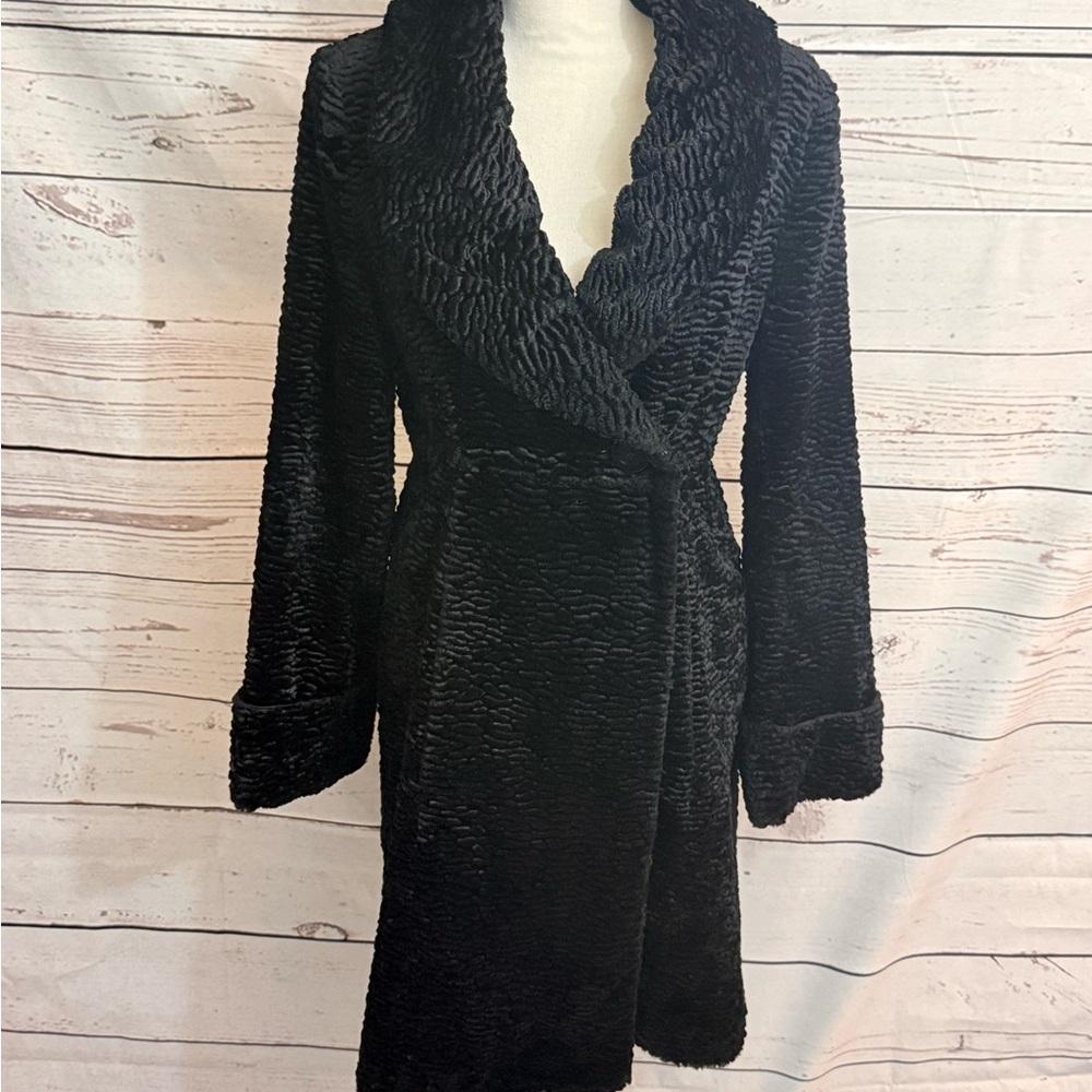 White House Black Market Luxe Black Textured Jacket